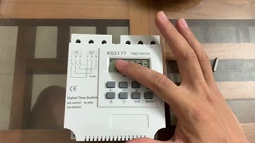 Hướng dẫn sử dụng công tắc hẹn giờ cho thiết bị 3 pha KG317T 40A