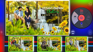 //Waterfalls effect beautiful whatsapp status Video making in kinemaster //shekar creations