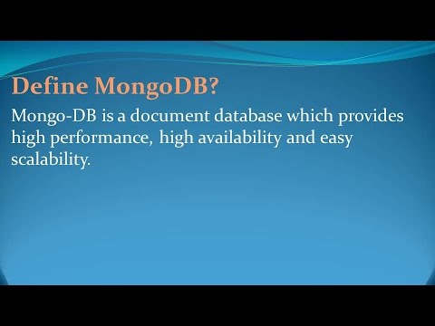 MongoDB Interview Questions