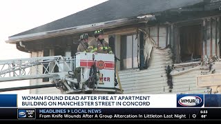 One person found dead after Concord apartment fire