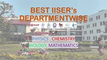 Best IISER for Physics, chemistry, mathematics, biology | IAT 2023 CUT OFF | #iat #iiser #iisc #iit