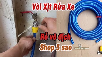 Vòi Tưới Cây, Vòi Xịt Rửa Xe Đa Năng Tăng Áp Lực Nước Cực Mạnh 3m đến 30m giá rẻ nhất Shopee, Lazada