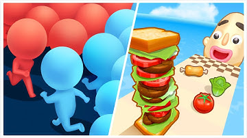 Sandwich Runner | Count Masters - All Level Gameplay Android,iOS - New MEGA APK UPDATE