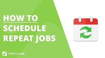How to schedule recurring jobs in ServiceM8 (2025)
