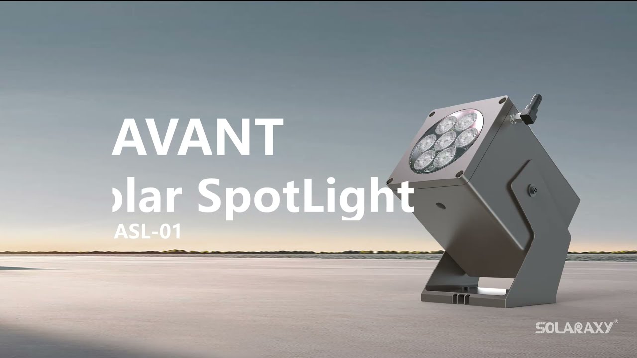 The best commercial solar spot lights Solaraxy Smart commercial solar