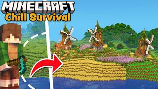 I Built the Ultimate Farmland in Minecraft 1.20 - Minecraft Chill Survival