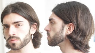 Quick & Easy Hairstyle For Long Hair | David Beckham Inspired