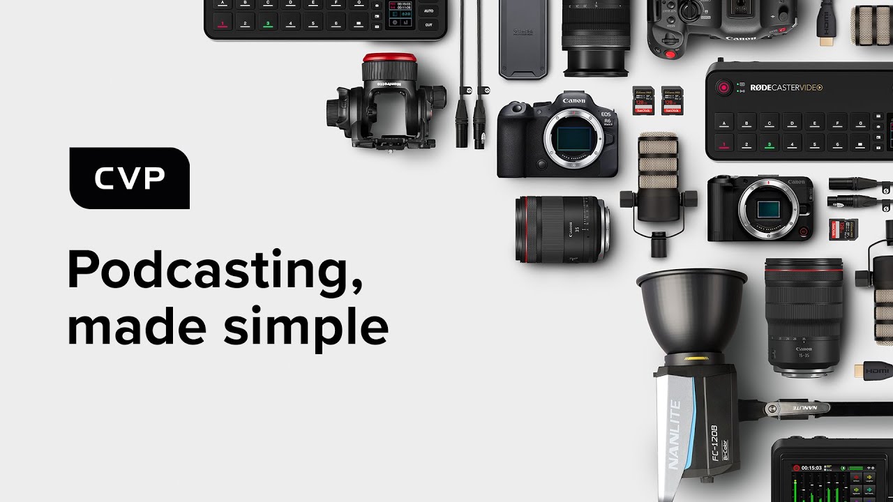 CVP Canon EOS R50 V Multi Camera Podcast Bundle CVP