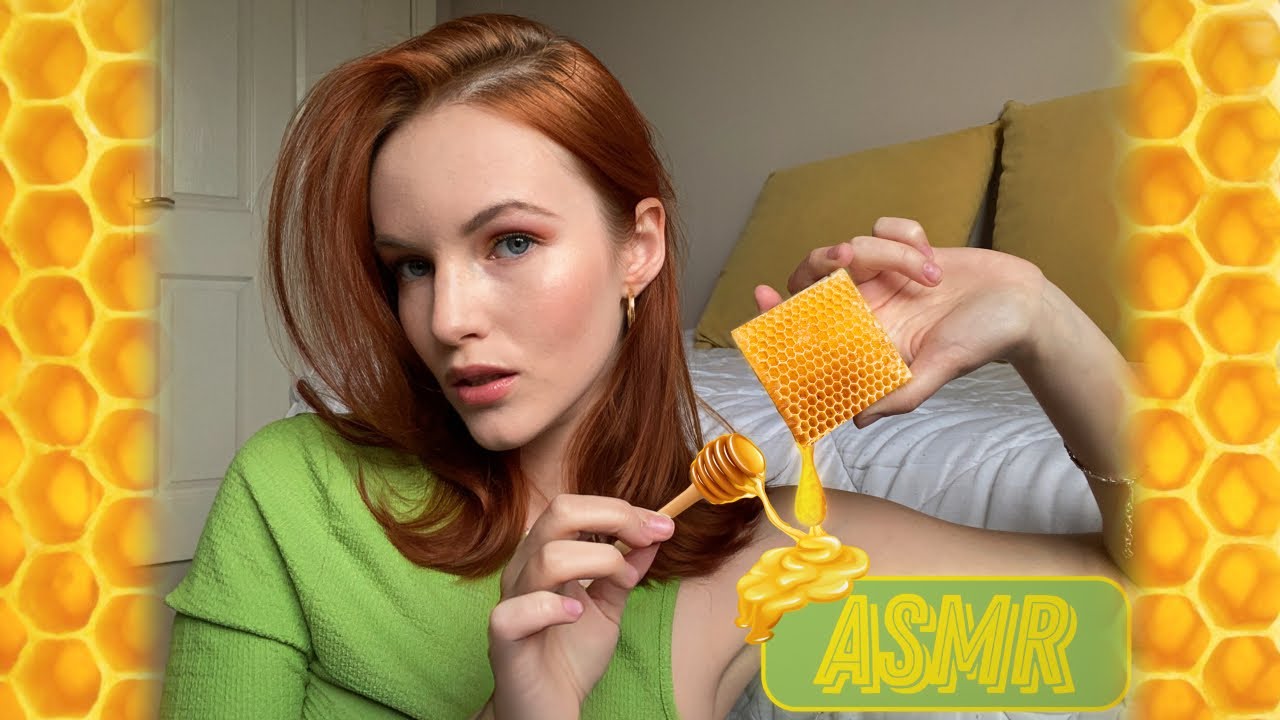 АСМР* Макияж медом* Ролевая игра* ASMR*Honey makeup*Role play