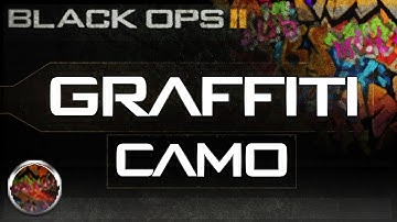 Black Ops 2 GRAFFITI Camo on All Weapons - Graffiti Personalization Pack