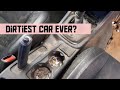 Cleaning a really dirty volvo car
