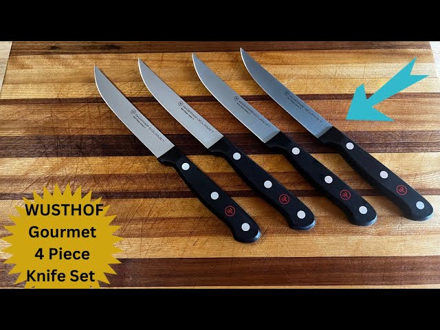 Wusthof Gourmet 4 Piece Steak Knife Set