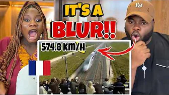 Foreigners Reacts to World rail speed record 2007 - 574,8 Km/h
