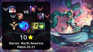 Sona Support + Swain vs Neeko + Varus - NA Challenger - Patch 25.21