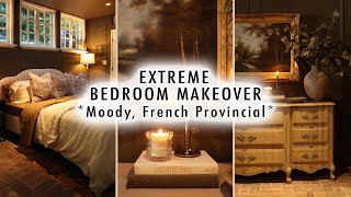 EXTREME BEDROOM MAKEOVER *Moody, French Provincial* Before & After | Part 2 | XO, MaCenna image