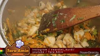 tara amin chonyati drwst krdni shorbai mrishk ba brnj شۆربای مریشک بەبرنج