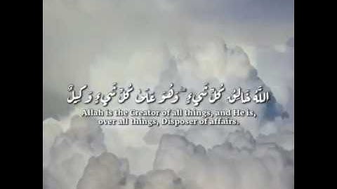 تلاوة من سورة الزمر بصوت الشيخ سهيل الريس ( مترجمة للإنجليزية )