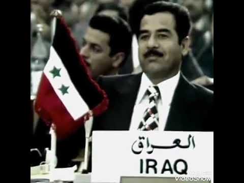 فديت لابس اسود سيدي رئيس صدام حسين