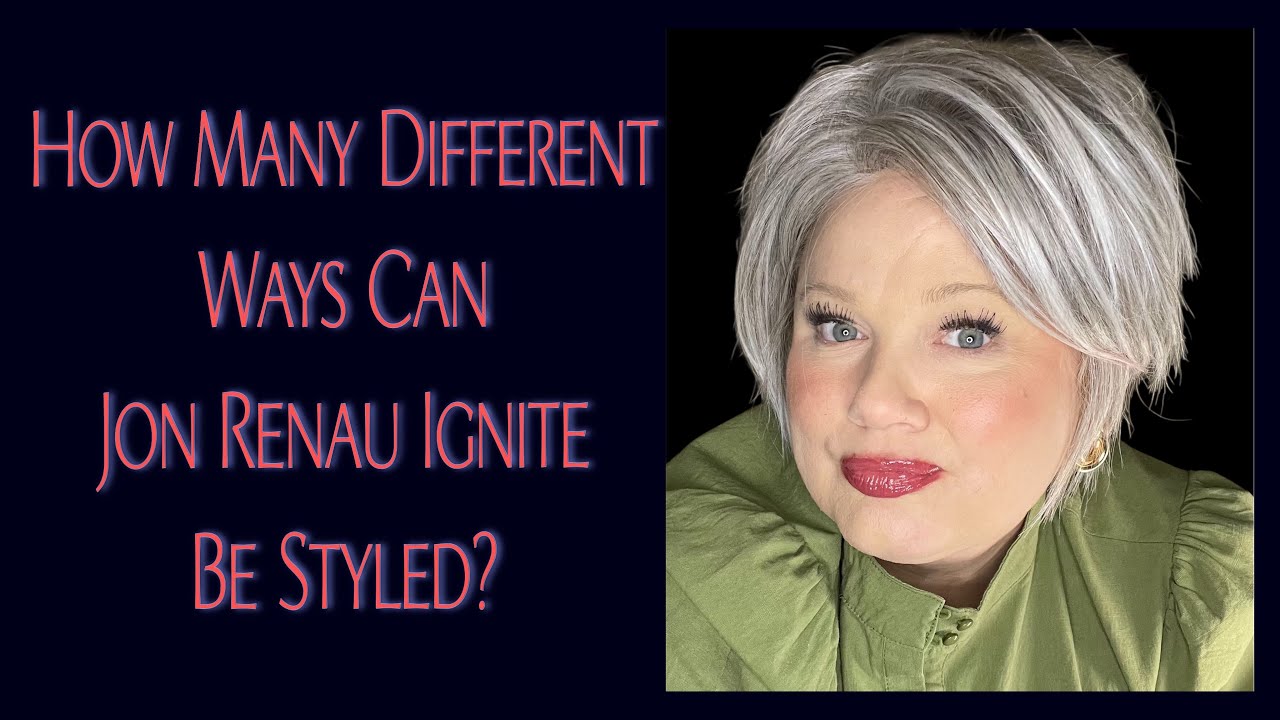 Давайте уложим классический парик боб/пикси Джона Рено IGNITE в цвете Oyster!