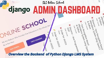 Django admin Dashboard Overview