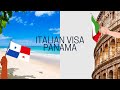ITALIAN VISA PANAMA- VISTO ITALIANO A PANAMA