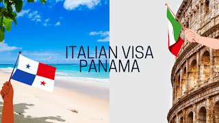 ITALIAN VISA PANAMA- VISTO ITALIANO A PANAMA