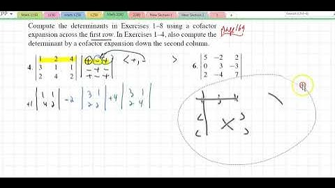 Math 2240 Section 3.1 Introduction to Determinants