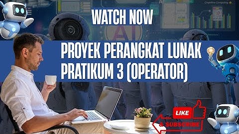 Praktikum 3 (Operator) – Proyek Perangkat Lunak 