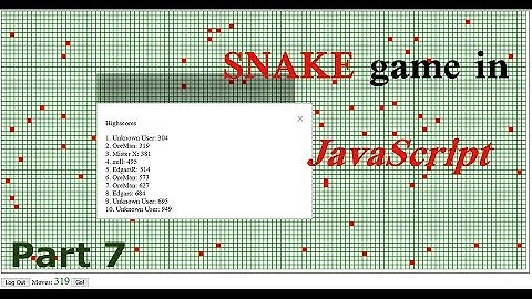 CBP Javascript: the SNAKE game, Part 7