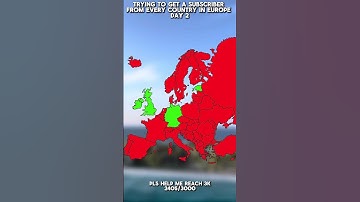 Trying to get a subscriber from every country in Europe day 2