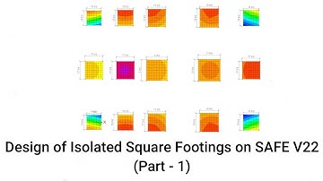 Design of Isolated Square Footings on SAFE V22_Part-1