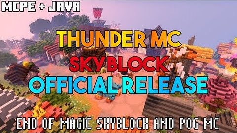 Finally here it is! | Best Hypixel like Skyblock server for MCPE/BE & JAVA | Minecraft | ARIJIT 7.0