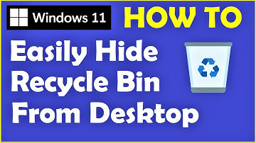 How to Hide Recycle Bin on Windows 11 Desktop [ Easy Cheesy ] Hide Recycle Bin Windows 11