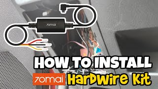 How To Install 70mai Hardwire Kit | Paano Mag Hardwire ng 70mai Dashcam | Dashcam Hardwire Tutorial