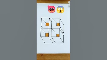3D optical  illusion drawing ❤ #art #drawing #opticalillussion #shorts #youtube