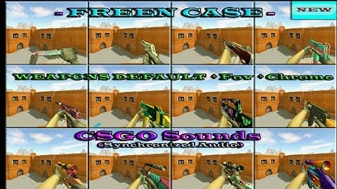 New - FREEN Case Pack Weapon for CS 1.6 [Android/PC]