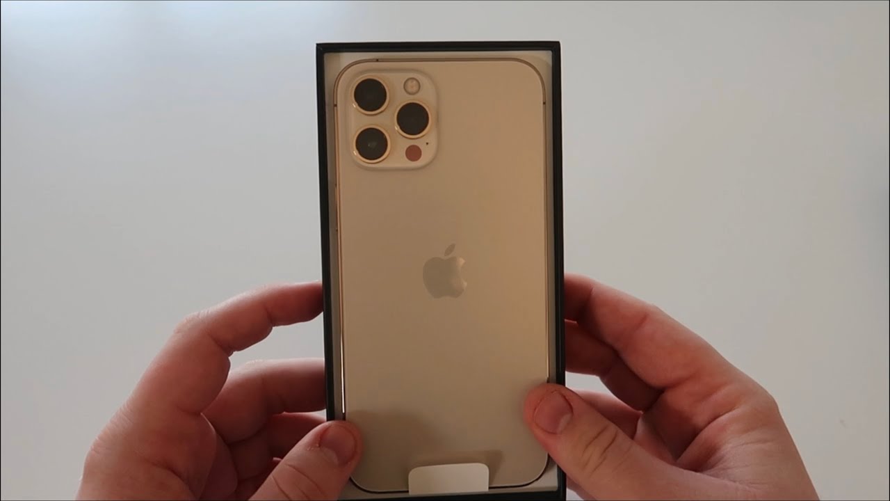 Apple Iphone 12 Pro Max Unboxing 512gb Gold Youtube