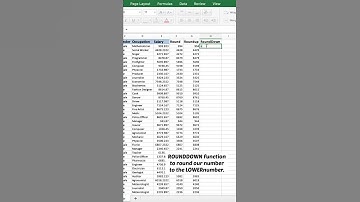 ROUND function to round values. #excel #exceltips #microsoftexcel #msexcel #microsoft #dataentry