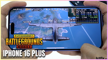 iPhone 16 Plus PUBG Mobile Gaming test | Apple A18