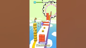 Cube Surfer!🏂🏿💎Mobile Gameplay By NextGamer (Android,iOS) Level 34 #shorts