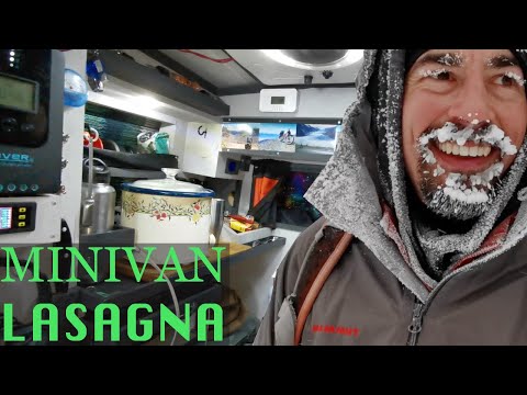 Minivan Lasagna on a -30°C Day