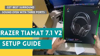 How to Setup or Configure Razer Tiamat 7.1 v2 Surround Sound Headphone on PC