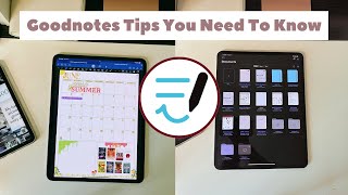 20+ Goodnotes Tips & Tricks for Beginners | Basics Everyone NEEDS to know