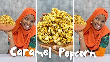 How to make Caramel Popcorn at home|How to make Movie theater Popcorn #popcorn #caramelpopcorn