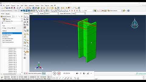 Abaqus - Composite Extended End-Plate Connections - Partition - Part 1 - c
