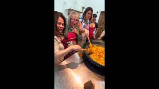 Paella Cooking Cl In Barcelona, Spain