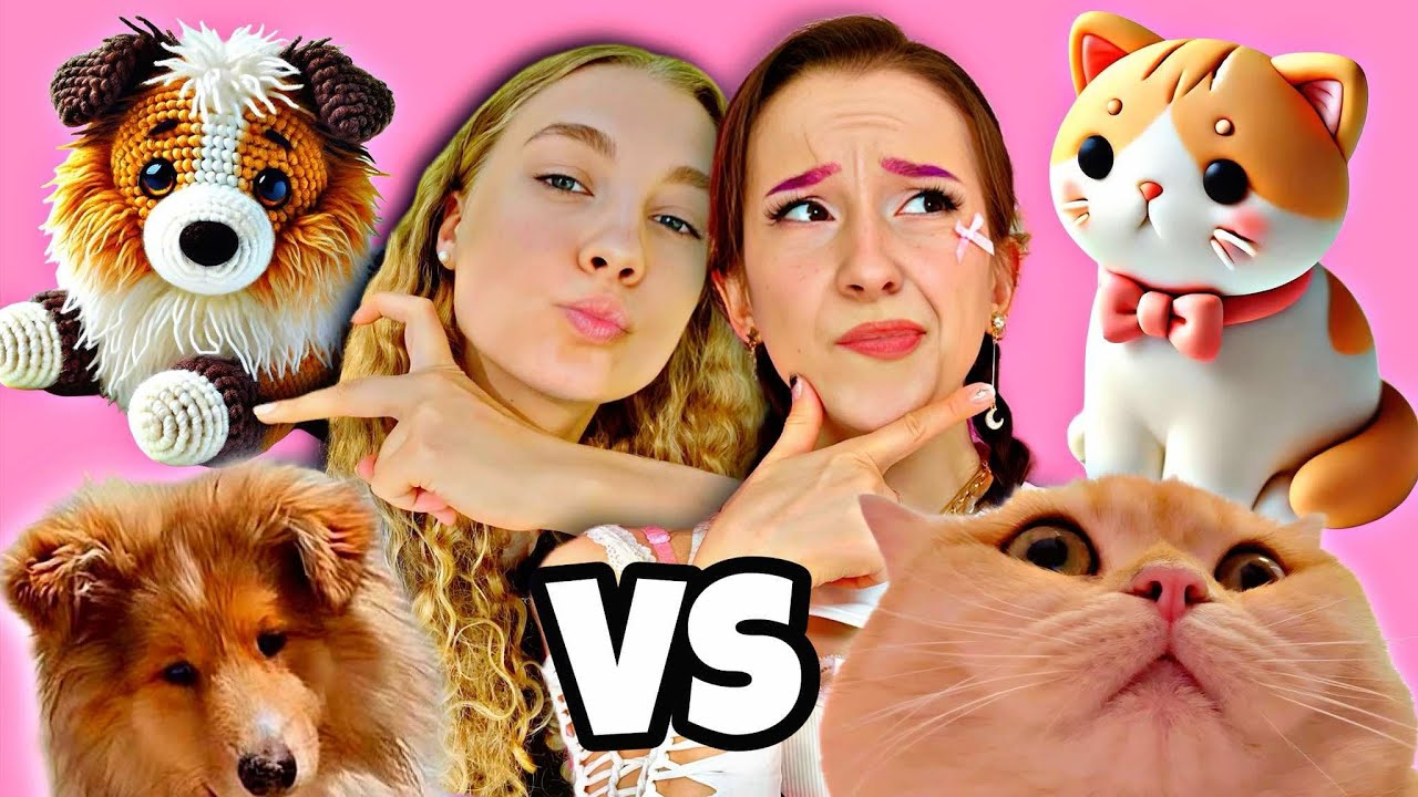 PIES vs KOT!✨KTO LEPIEJ ODWZORUJE SWOJE ZWIERZE?