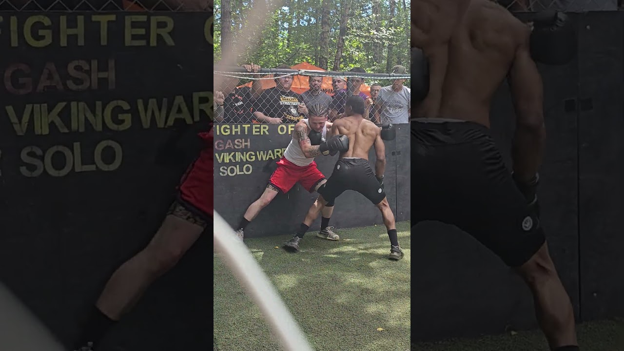 They were Beefin but came to us to solve it, they left it all in the cage 