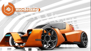 Blender concept sport car  modeling tutorial free download
