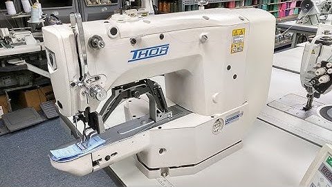 THOR RE-1900AS-H Electronic Tacker | Computerized Bar Tacking Machine for Heavy Weight Materials